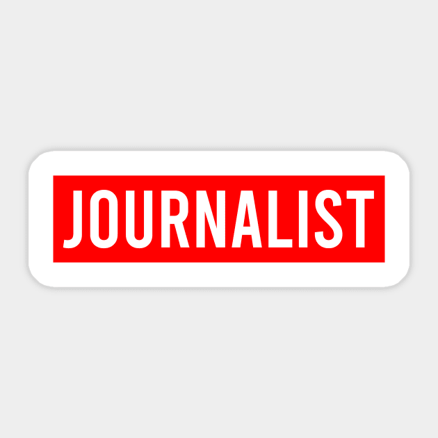 Journalist Sticker by Saytee1